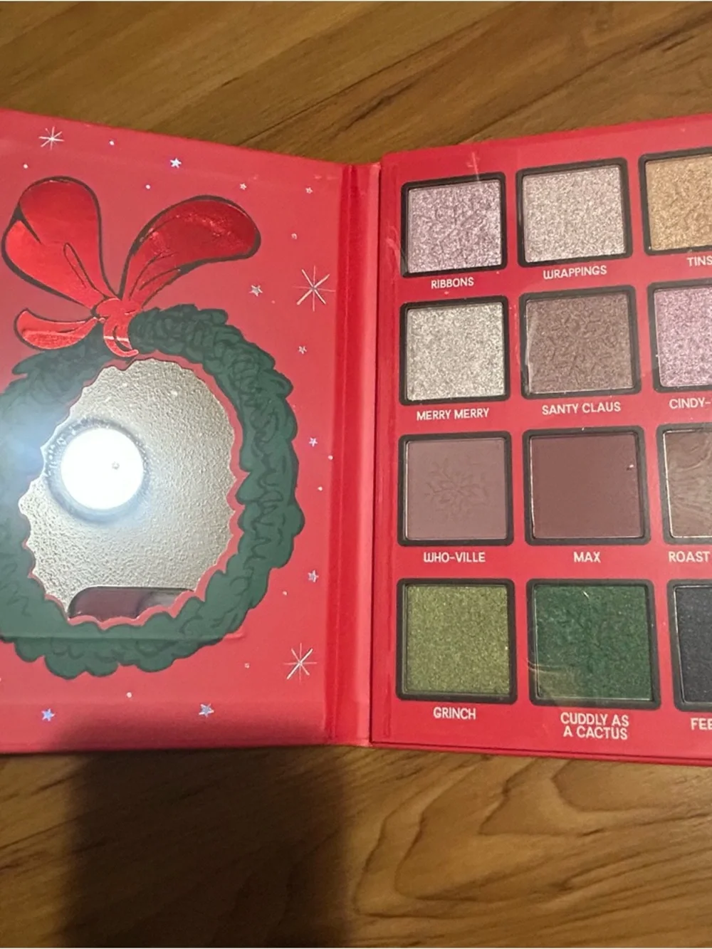 Taste Beauty The Grinch Eyeshadow Palette - Red & Green Holiday Shades